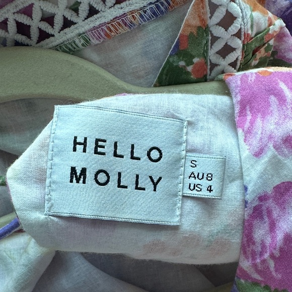 Hello Molly Pink Multi Floral Ruffle Dress - Picture 3 of 12